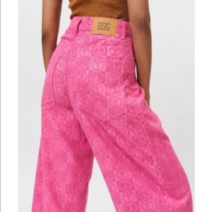 BDG peace sign corduroy pants